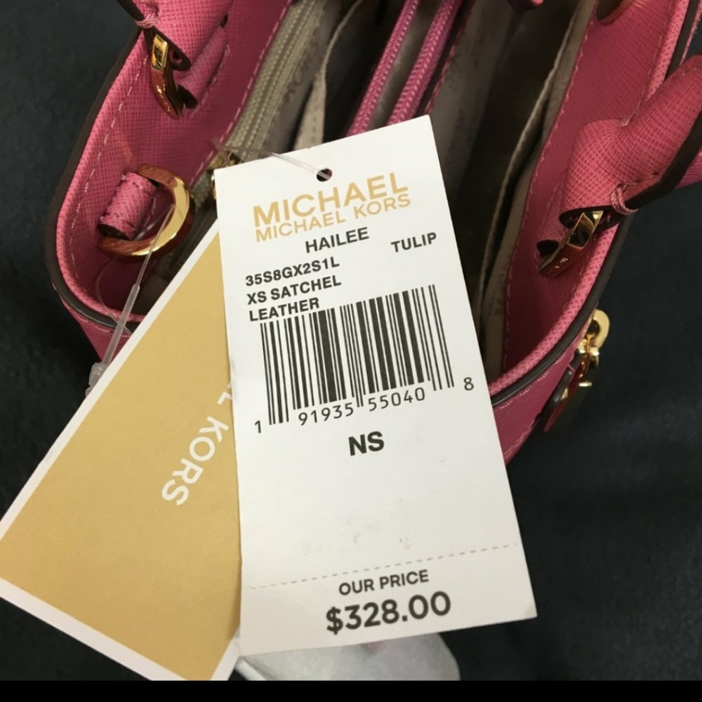 NWOT MICHAEL KORS HAILEE MEDIUM SATCHEL CROSSBODY - Picture 11 of 11